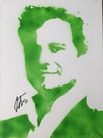 Colin Firth (30x40cm) signed, Berlin